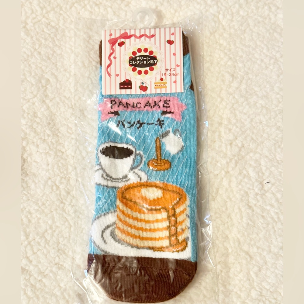 Japanese Breakfast Pancake Socks